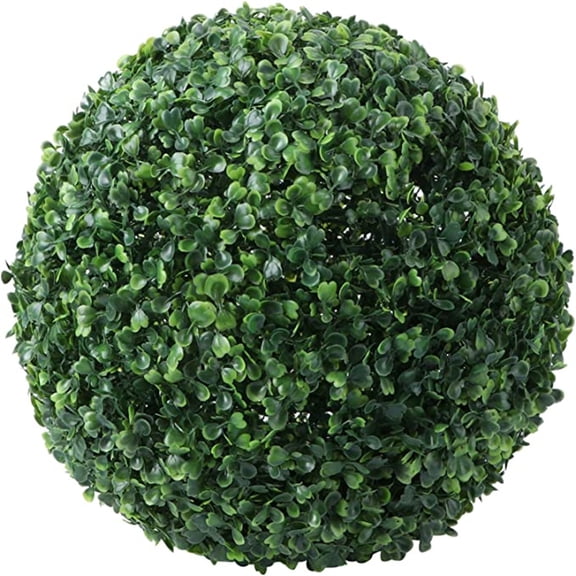 Simulation Plant Grass Ball,Green Plant Decorative Ceiling Ball,11" Plastic Fake Flower Ball for Wedding Birthday Party Banquet Tabletop Decor Synthetic Grass