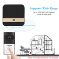 thumbnail image 2 of Amdohai Wireless Doorbell Chime With LED 4 Levels Volume 52 Ringtones Compatible with Smart Video Doorbell, 2 of 8