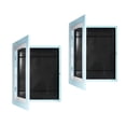 thumbnail image 3 of GROWTH TANK 2Pcs Wooden Photo Frame Storage Projects Homes Glass Floating Front Open Artwork Blue, 3 of 9