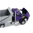thumbnail image 4 of Kenworth T880 Day Cab with Rogue Transfer Dump Body Truck Purple and Chrome 1/64 Diecast Model by DCP/First Gear, 4 of 5