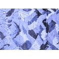 thumbnail image 1 of Ahgly Company Machine Washable Indoor Rectangle Abstract Blue Modern Area Rugs, 2' x 5', 1 of 4
