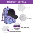 thumbnail image 4 of Colorful Tropical Floral Travel Backpack – Durable Oxford Material Backpack with Large Capacity and Anti-theft Features for Daily Use, School, and Short Trips, 4 of 5