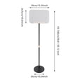 thumbnail image 2 of Modern Floor Mount Adjustable Portable Floor Lectern Podium Stand Black White for Speech, Presentation, 2 of 20