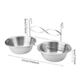 thumbnail image 4 of Hanging Pet Food Water Bowl, Great Material Strong Enough Stable Quality Guarantee for Home ANGGREK JJCW02, 4 of 8