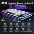 thumbnail image 2 of Teclado YUNZII RT80 para juegos RGB Hot Swap de 82 teclas inalámbrico, 2 of 9