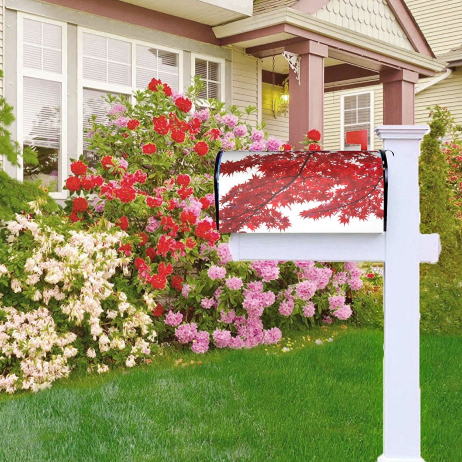 Kdxio Magnetic Mailbox Cover 21x18 in Mailbox Cover Outdoor Decoration Holiday Mailbox Covers for Home Garden Yard-21x18 in