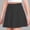 Black, variant on Girls Pleated Skirt Casual Stretch Waist Flared Plain Pleated Mini Skater Skirt High Waisted A Line School Uniform Skirts 4-15 Years