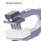 thumbnail image 5 of Alicates Manuales De Costura Para Agujeros De Cuero, Giratorios Y Silenciosos, De 4Mm, Paso De 4Mm, 2/4 Dientes, Herramienta Artesanal De Cuero Para Cinturones, Monederos, Correas De Reloj Kearding HA023479-00, 5 of 7