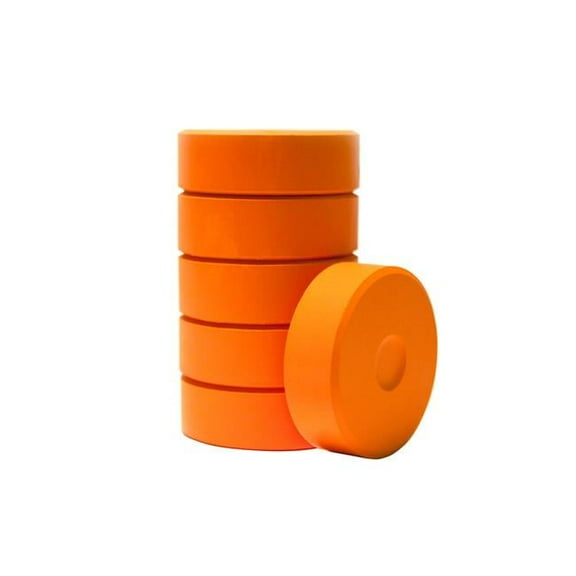 Tempera Cakes, Orange - Large - Pack of 6