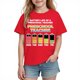 thumbnail image 1 of Tops de Manga Corta Linda para Niños Niños Y Niñas con Impresión Gráfica, Tee Casual de la Temporada Escolar, Tela Suave Transpirable para Jugar, 1 of 9