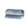 thumbnail image 3 of blankets queen size Soft & Warm Solid Color Polyester Blanket Cozy Throw For Bed Couch All Season Use Multiple Colors Available, 3 of 9