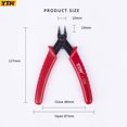 thumbnail image 3 of KUAIQU 5-in Flush Cutter Plier Wire Cutter Craft Tool for Cutting Wire Red, 3 of 7