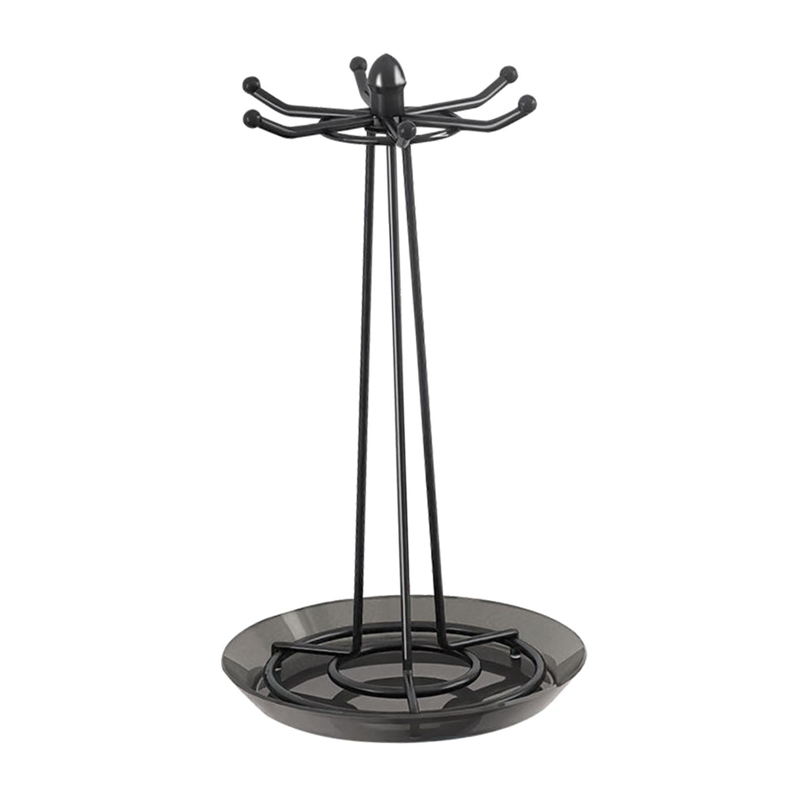Fiocias Rotating Utensil Stand, Cooking Utensil Holder, Kitchen Utensil Holder, Spatula, Black