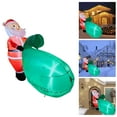 thumbnail image 2 of Hearth & Gear Large Inflatable Snowman Outdoor Yard Blow Up With LED Lights For Holiday Indoor Festive Display Durable Material Easy Setup Tarp Inflatable Pool Hut Inflatable 10x5x2 Inflatable Pool, 2 of 7