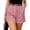 Pink, variant on Dpjklzsn Women's High-Waisted Tailored Shorts, Side Pockets, Belt-loop Waist, Pleated Front for Work, Travel and Dressy Casual Outfits