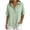 Green, variant on Tqyyweavej Womens Short Sleeve Tops Henley Shirts Button Short Sleeve Waffle Shirts Solid Color Lapel V Neck Summer Tops for Women S-3XL