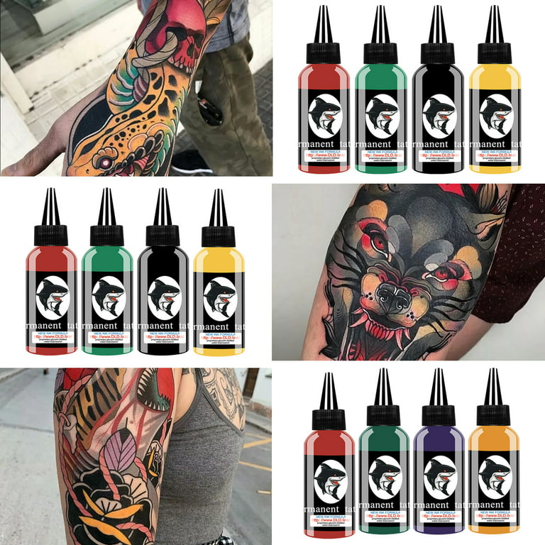 baodeli Tattoo Ink Set - 14 Colors Tattoo Ink 30ml Each Bottle Colored Ink  DynamicTattoo Ink Set Tattoo Equipment - Tattoo Supplies 