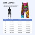 thumbnail image 4 of Fotbe Butterfly Garden Pantalones de Pijama para Hombre, Pantalones de Dormir, Pantalones de Casa con Cintura Ajustable y Bolsillos-X-Large, 4 of 6
