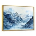 thumbnail image 2 of Designart "Minimalist Glacier In Greenland" Glacier Floater Framed Canvas Prints, 2 of 5