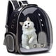 thumbnail image 1 of Mochila transportadora para gatos, mochila para mascotas con burbujas, transpirable, aprobada por aerolíneas, espacio pequeño para viajes, senderismo y caminatas al aire libre, 1 of 5
