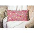 thumbnail image 2 of Geometric Throw Pillow Cover Pink Decorative Donut Glaze Confetti Throw Pillow Case Farmhouse Oblong Rectangle Cushion Case Home Decor for Sofa Bedroom Livingroom 12 x 20 inch Pillowcase, 2 of 5