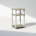 thumbnail image 4 of Mesa Furinno Just de 3 niveles, roble Sonoma blanco, 29 x 34 x 58 cm, 4 of 6