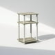 thumbnail image 4 of Mesa Furinno Just de 3 niveles, roble Sonoma blanco, 29 x 34 x 58 cm, 4 of 6
