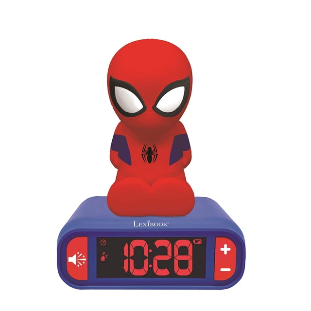 Despertador LexiBook Marvel Spider-Man con luz nocturna para niños