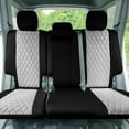 thumbnail image 6 of For 2011–2021 Jeep Grand Cherokee FH Group Neoprene Waterproof Custom Fit Car Seat Covers - Rear Gray, 6 of 6