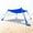 Royal Blue, variant on Beach Canopy Beach Tent UPF50+ 11x11FT Easy to Setup ExtraWindproof Rope Sun Shelter Beach Shade Canopy with 4 StabilityPoles Outdoor Shade for Beach Camping Family