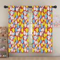 thumbnail image 5 of Baseballs and Softballs Red Pattern Insulated Teens Curtains Set Of 2, Bedroom Essentials, Toddler Room Decor 52"x63", 5 of 5