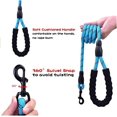 thumbnail image 4 of LAICAIW Nylon Dog Leash Rope with Padded Handle for Medium Large Dogs Strong Leashes 5 FT Long (Blue), 4 of 5