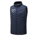 thumbnail image 3 of UPPADA Plus Size Heated Vest for Men Women Lightweight Usb Electric Heated Jacket with 9 Heating Levels for Cycling Skiing and Fishing Washable Heated Jacket Outdoor Holi, 3 of 8