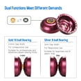 thumbnail image 3 of 2 Pack Balles de Yo Yo Professionnelles en Alliage d'Aluminium YoYo Réactives avec Roulement Insensible pour Débutants Professionnels, 3 of 8