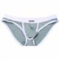 thumbnail image 1 of KHONTS Men's Soft Underwear Low Rise Brief Underpants U Convex Pouch Space Module Funny Lingerie Grey XXL, 1 of 5