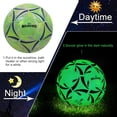 thumbnail image 2 of Soccer Ball, Glow in The Dark Soccer Ball Size 3/4/ 5 with Pump, Glowing Luminious Soccer Balls Gifts for Teens, Youth, Men, Women Indoor-Outdoor Soccer Training, 2 of 7