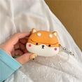 thumbnail image 2 of Headphone Case for Samsung Galaxy Buds 3(2024) & Galaxy Buds 3 pro(2024),Cute Cartoon Popular Anime Design Silicone Ear Buds case with Hook (Shiba Inu), 2 of 9