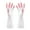 Pink, variant on SPRING PARK 1 Pair Reusable Cleaning Gloves Kitchen Gloves Dishwashing Household Waterproof Dish Washing Gloves for Men Women Home