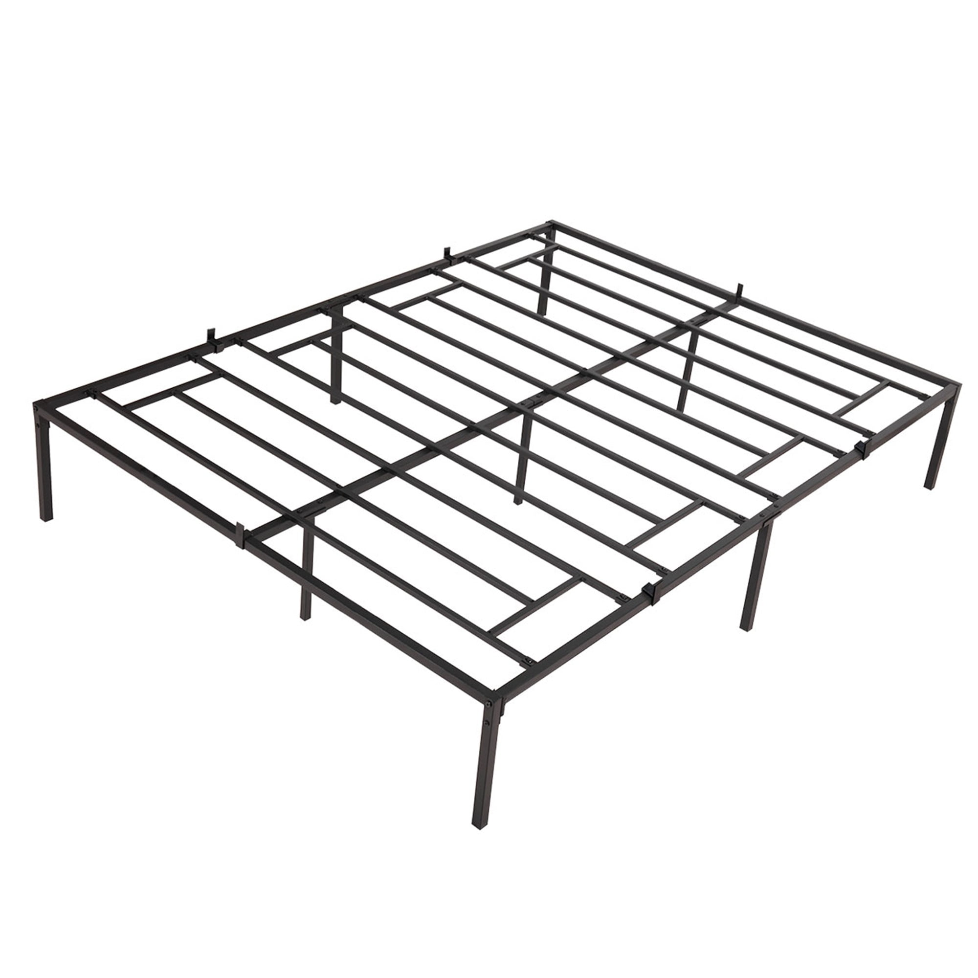 Spaco Queen Size Bed Frame Heavy Duty Metal Platform Bed Frame with 14" Large Under Bed Storage Space Spaco Queen Size Bed Frame Heavy Duty Metal Platform Bed Frame with 14" Large Under Bed Storage Space