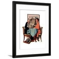 thumbnail image 1 of "Breakfast Table" or "Behind the Newspaper", August 23,1930 Framed Print Wall Art By Norman Rockwell, 1 of 5