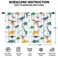 thumbnail image 2 of Blackout Kids Curtains,Colorful Dinosaurs Silhouettes Pattern Childrens Insulated Curtains Set Of 2,Bedroom Essentials,Toddler Room Decor 42"x54", 2 of 5