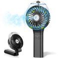 thumbnail image 1 of Ventilador nebulizador portátil MORECORE 180°, plegable con rociador, 1 of 6