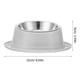 thumbnail image 2 of Alimentador de agua antideslizante para mascotas, cuenco de alimentación de alimentos, cuenco para beber de acero inoxidable para gatos y perros (gris), 2 of 7