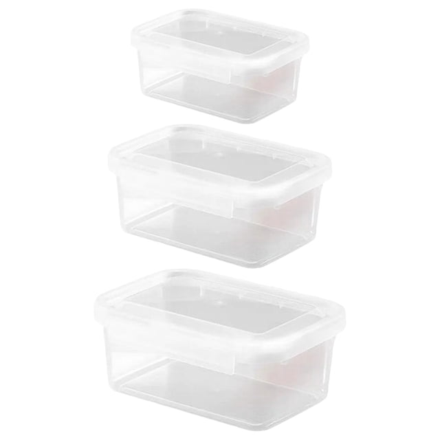 Stackable Airtight Food Storage Box,Leak-Proof Fresh Keeping Container,Kitchen Meal Prep Organizer,Sealed Stackable Food Storage Container Owns Good Leak-Proof and Fresh Keeping Performance,3 pcs