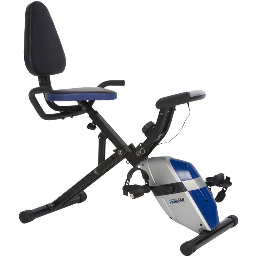 space saving recumbent exercise bike