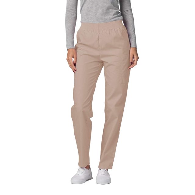 Adar Universal Women's Scrub Set - Warm-Up Scrub Jacket and Elastic Pull-On Pants