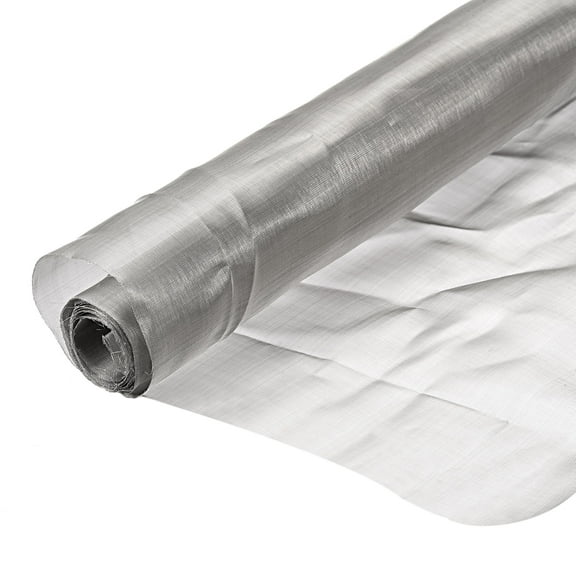 Uxcell Stainless Steel Metal Window Screen Mesh Woven Wire Mesh 40x12inch 200Mesh Filtration Cloth for Home