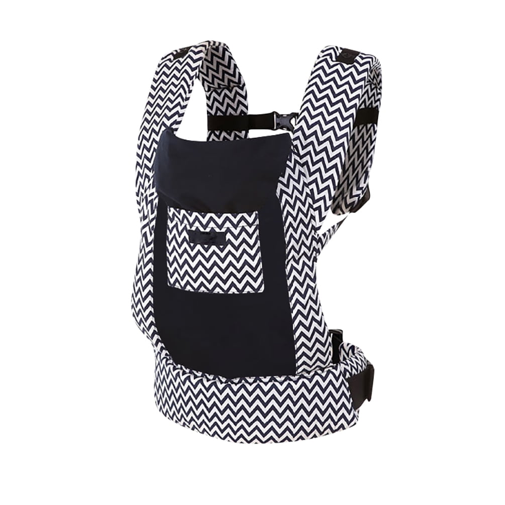 Convertible Ergonomic Baby Carrier with Kangaroo Bag, Black