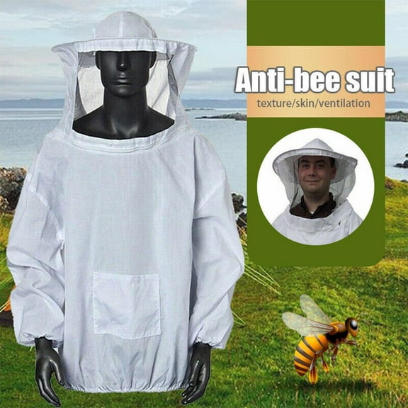 Ruifaya Beekeeping Protective Jackets Veil Dress Suit With Equipment Pull UK Hat