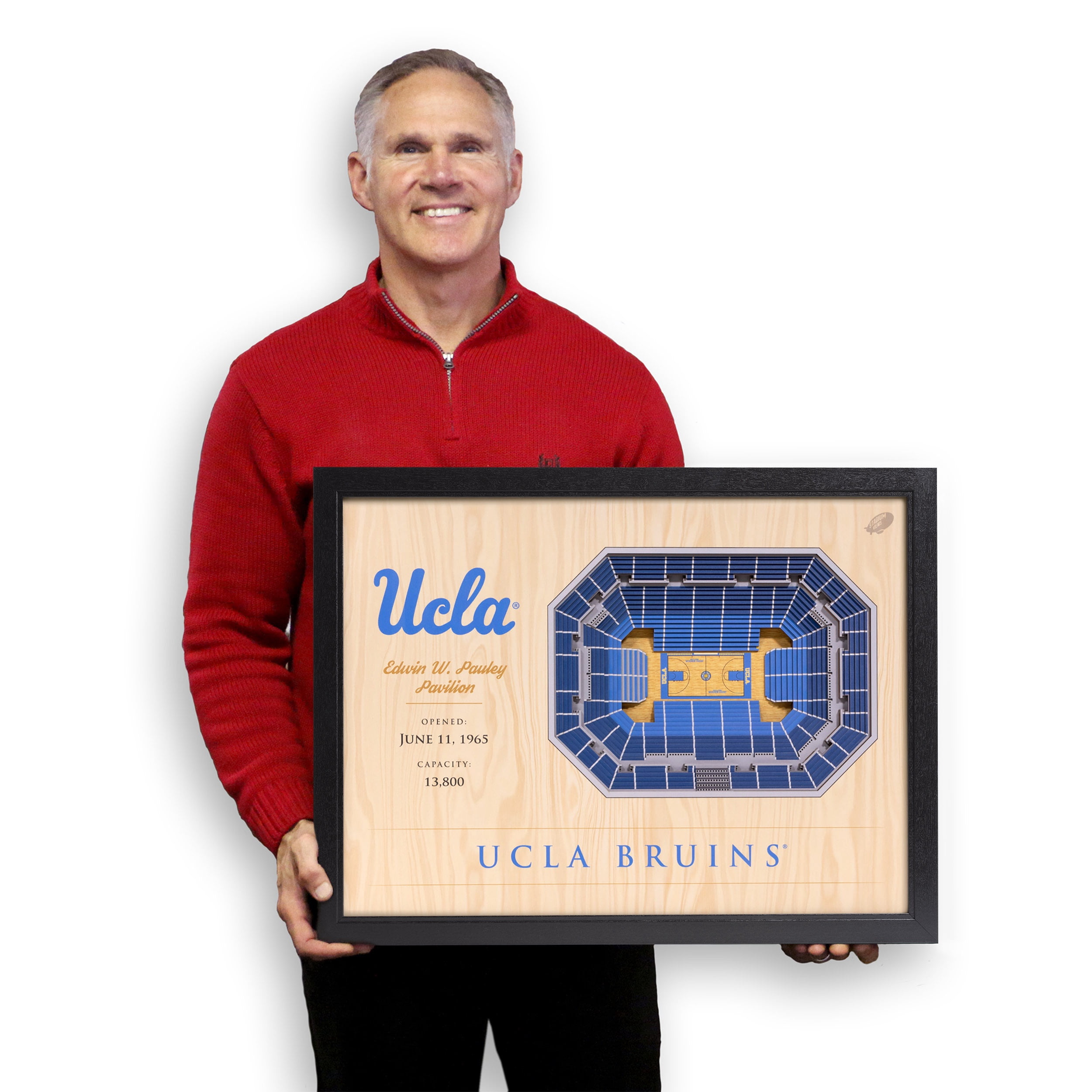 YouTheFan NCAA UCLA Bruins BB 25-Layer Stadiumview Wall Art